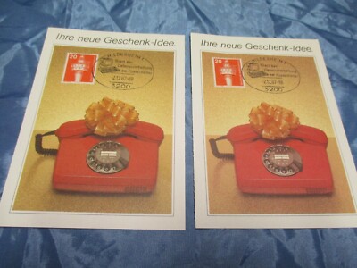 Werbung , Post , Telefon , Postkarte , Hildesheim 1987  , # N 046 k
