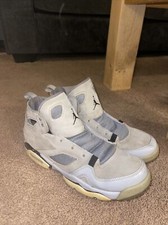 Nike Jordan Flight Club 91 Wolf Grey Athletic Shoes Size 7 Youth Kids Boys