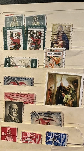 book of assorted vintage postage stamps 140 fair and good quality collection
