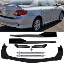 Front Rear Bumper Lip Spoiler Splitter Side Skirt For Toyota Corolla 2009-2013