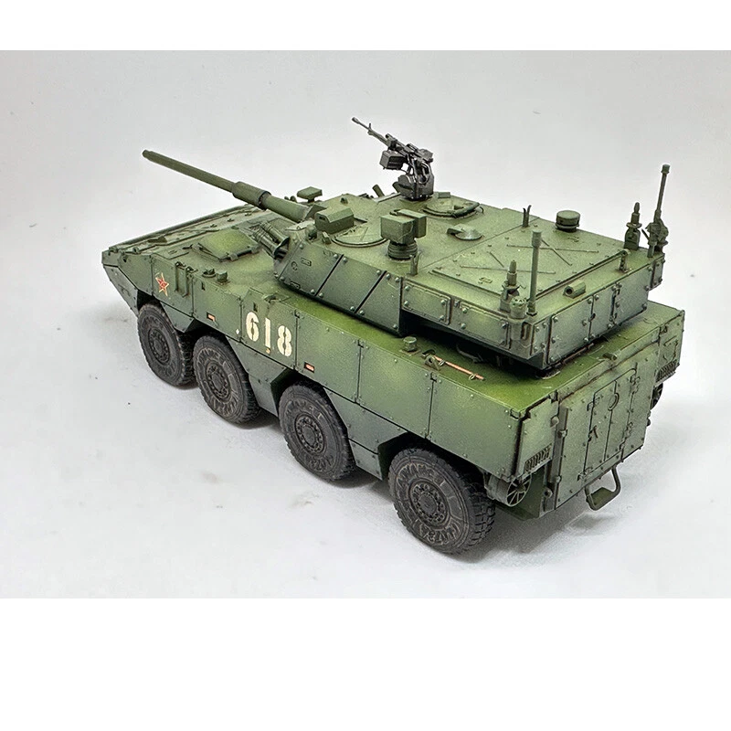 1/72 Chinese Type 19 105mm Wheeled Assault Gun Painted Finished Resin Model Toys - Image 4 of 4