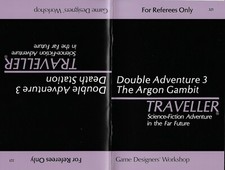 Traveller- Double Adventure 3 Death Station/Argon Gambit w/Deck Plans - GDW FS