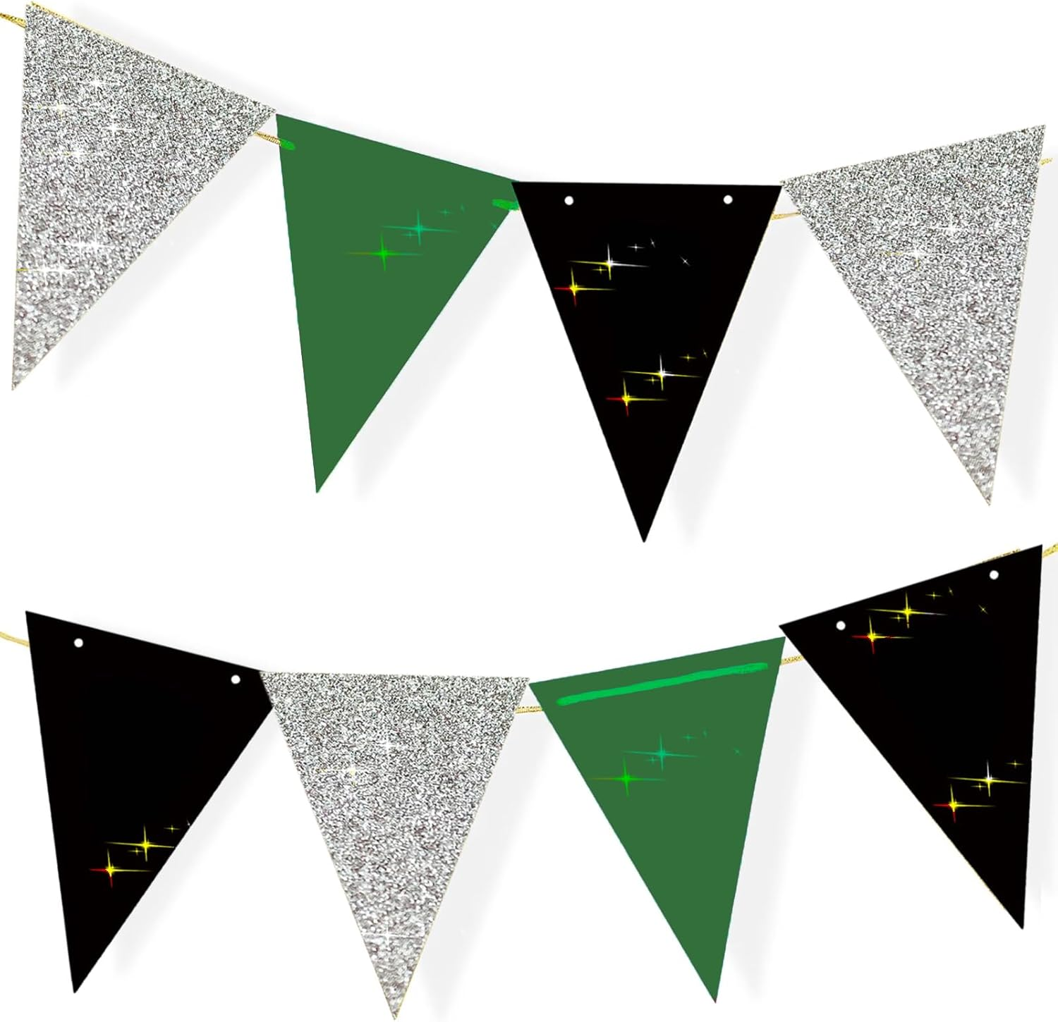 Graduation Decorations Green Black 2025/Green Graduation Party Decorations Trian