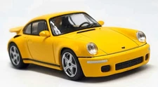 Mini GT 1/64 Die Cast PORSCHE 911 TURBO RUF CTR Model Car -YELLOW TAIL -