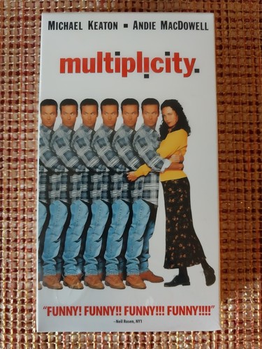 Multiplicity (VHS, 1996) Michael Keaton NEW, Sealed