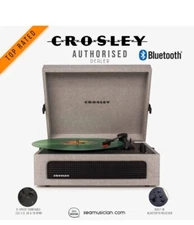 Crosley Voyager Turntable✅ Great (CR8017A-GY) *New  Bluetooth 🔵+ Bonus Record🥳