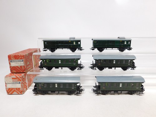 EB213-1 #6x Märklin H0 AC Sheet Metal Passenger Car Baggage 4002 4003 2x Box - Bild 2 von 5