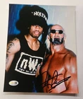 Dennis Rodman Signed METALLIC Photo 8x10  NWO Bulls Worm Autograph HOF JSA HOGAN