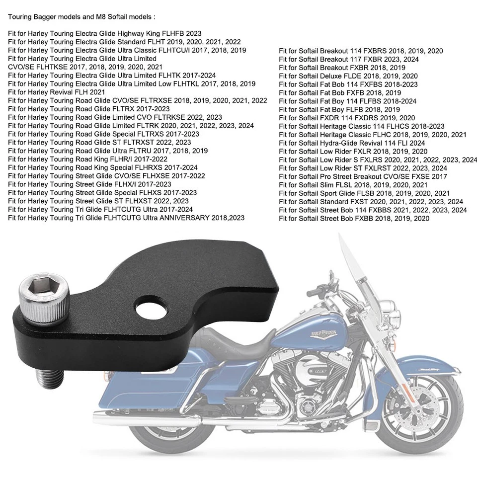 Переключатель нейтральный вспомогательный кронштейн подходит для моделей HARLEY DAVIDSON M8 Touring Bagger - Изображение 2 из 4
