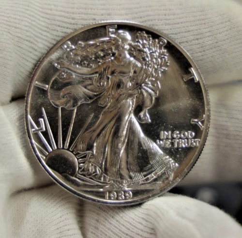 1989 US Silver Eagle 1 oz Gem Unc