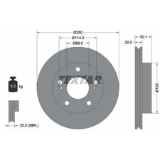 Disque de frein Nissan SERENA