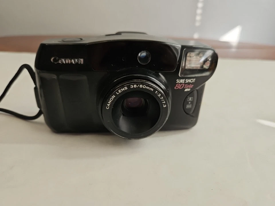 Canon Sure Shot 80 Tele Date SAF 35mm Point & Shoot Camera Tested - Image 4 of 4