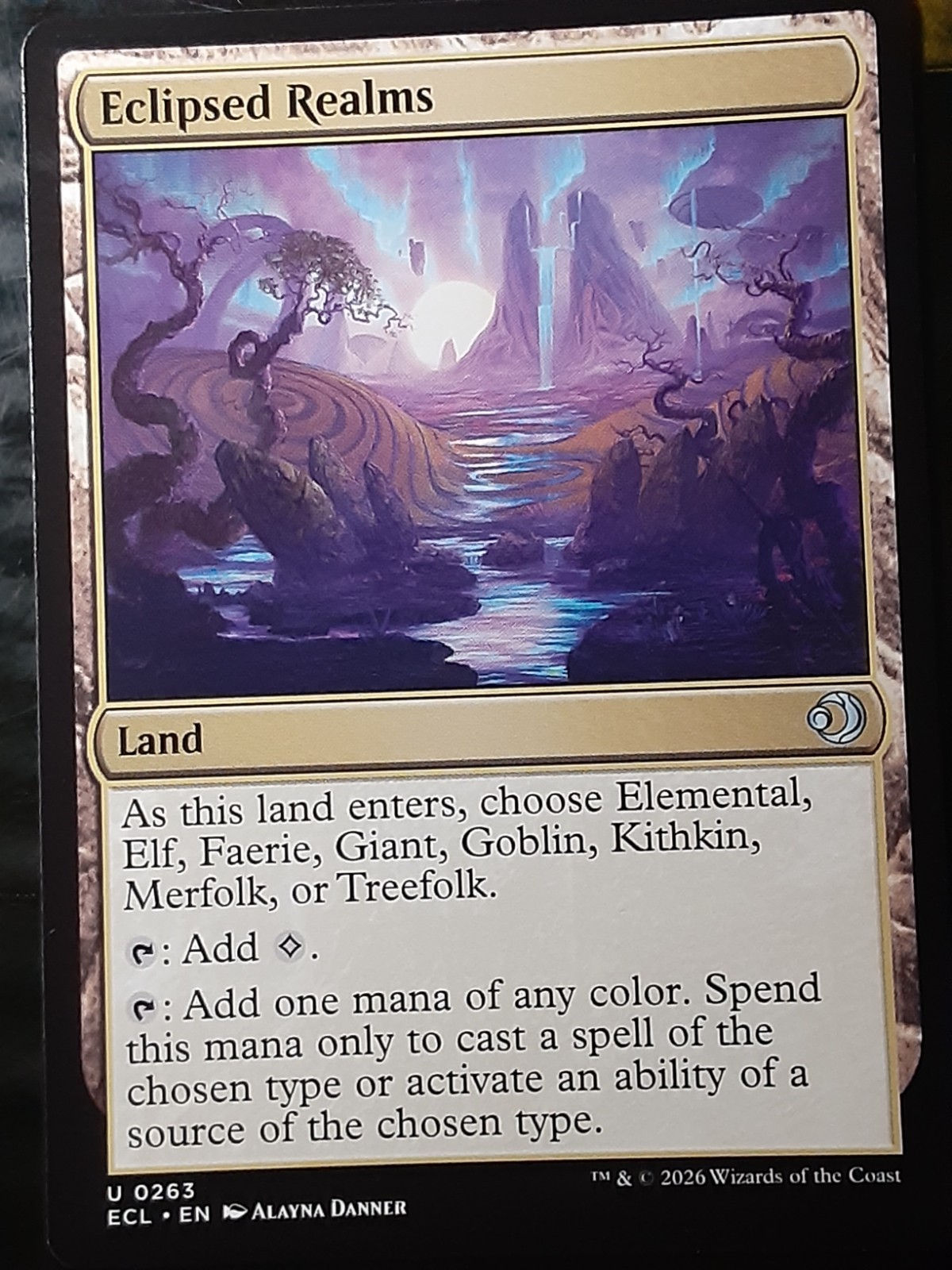 Eclipsed Realms , Lorwyn Eclipsed , Near M ,MTG , FREE SHIPPING