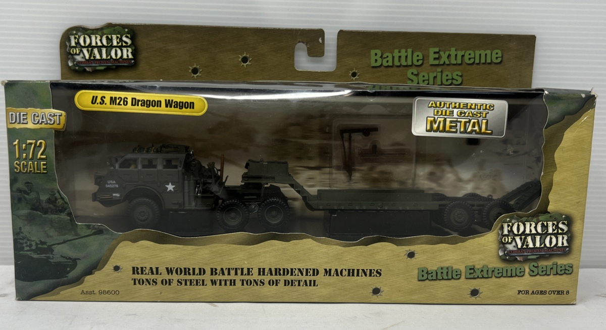 Forces of Valor 1:72 US M26 Dragon Wagon Battle Extreme Series