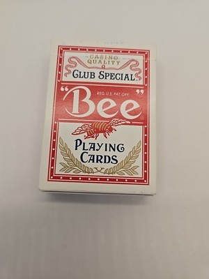 Bee Playing Cards-Standard Index-Casino Quality-Club Special-Collectible (CSB)