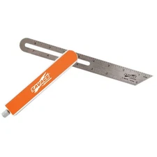 T Bevel Square 9 in Adjustable Angle Finder Stainless Aluminum Carpentry Tool
