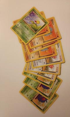Pokemon Dschungel Set Konvolut 11 Karten Restposten Non Holo (Bellsprout, Rhyhorn, Spearow