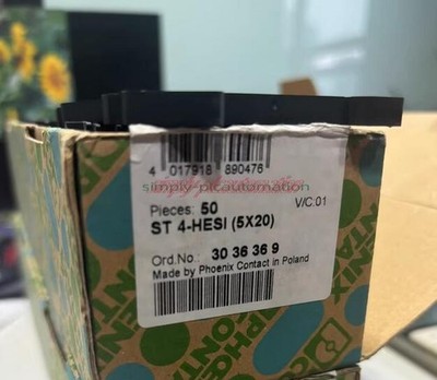 50pcs new Phoenix Contact ST 4-HESI (5X20) Fuse terminal 3036369