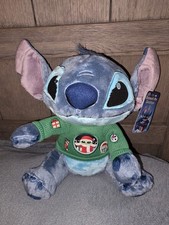 Plush Stitch Toy 12 Inch New With Tags With Yoda Sweater.