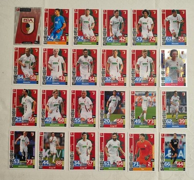 Match Attax Bundesliga 18/19 FC Augsburg Team Set 24 Karten 2018/2019