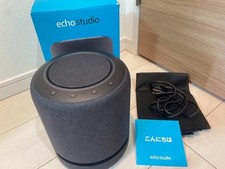 Amazon Echo Studio Smart speaker with 3D audio and Alexa Black w/Box Tested Used