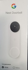 Google Nest Doorbell Wired, 2nd Gen Wired Video Doorbell Camera White Brand New