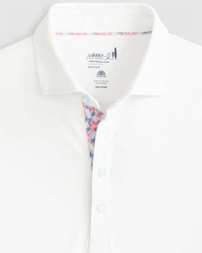 johnnie-O Tropical Solid Mesh Performance Polo Ha… - image 8