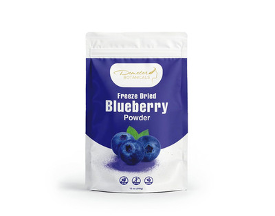 Freeze Dried Blueberry Powder, 12 Ounces | Natural Blueberry Fruit Powder, No Su