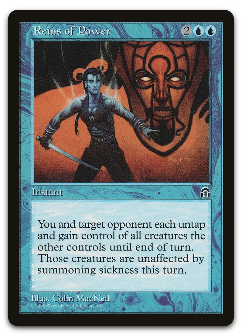 Reins of Power (LP) Stronghold STH Magic MTG