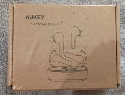 Aukey True Wireless Earbuds W/Case-Bluetooth For Iphone And Wireless- NEW