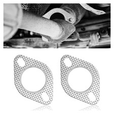 2pcs Car Exhaust Gasket2.25 2-bolt Exhaust Flange Gasket Car 2.25inch