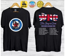 NEW Apparel The Who Concert Tour 25 Shirt Gift for Wholigan Fan Club Membership