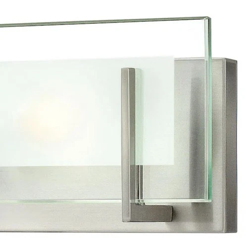 HINKLEY LATITUDE 18" 2-Lights Brushed Nickel Vanity Light 5652BN Bathoom sink - Picture 2 of 5