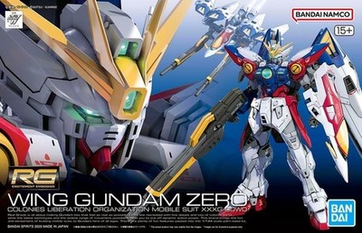 #43 Wing Gundam ZERO ''Gundam Wing'', Bandai Hobby RG 1/144 Model Building Kit