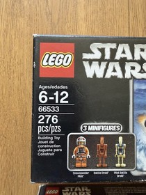 LEGO Star Wars: Microfighter 3 in 1 Super Pack Lot (66533 & 66534) - New Sealed