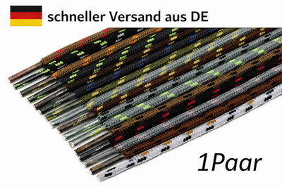 Schnürsenkel Laces Wanderschuhe Arbeitsschuhe 20 Varianten L 80cm - 180cm x 4mm 