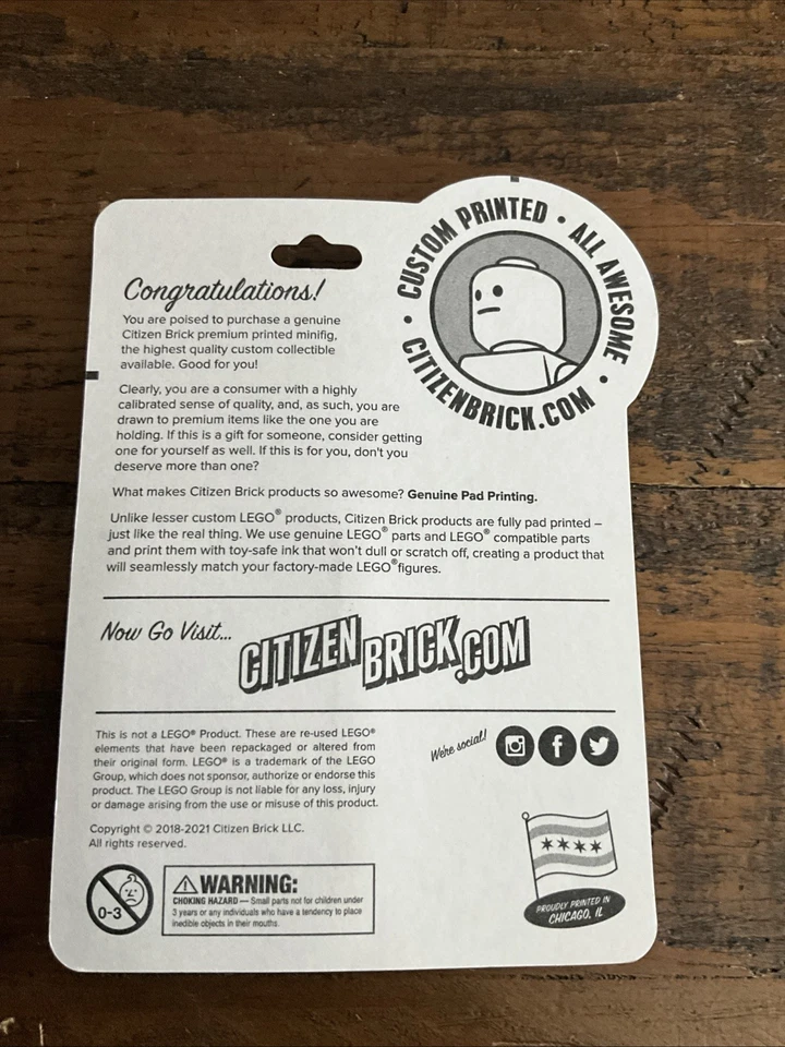 LEGO Citizen Brick Minifigura Space Invader Foto 2 de 2