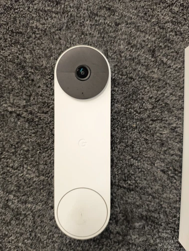 Google Nest Doorbell, Battery - Snow, Slightly Used, A3