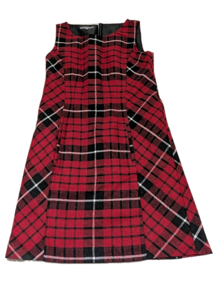 chinese dress ladies Relco Ladies Retro Mod Dogtooth Pinafore Tunic Dress 18 / Grey