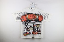 Vintage 90s Looney Tunes Space Jam Mens XL All Over Print Basketball T-Shirt USA