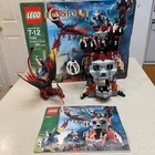 LEGO  Castle Skeleton Tower 7093  Some Minifigures Wizard Dragon Manual Box READ
