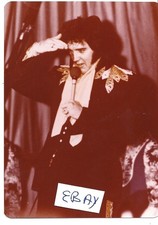 RARE ELVIS ORIGINAL PHOTO CONCERT OLD KODAK 1970'S CONCERT 50 YEARS OLD