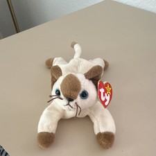 Ty Beanie Babies Snip Siamese Cat Plush 1998 Vintage Ages 3 