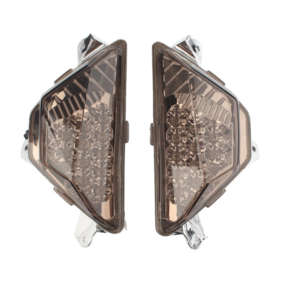 Motorcycle Turn Signal Indicator Amber Light For Kawasaki Ninja 300R EX300 13-17 - Image 4 of 4