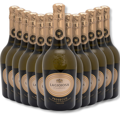 La Gioiosa Prosecco Spumante Brut Treviso DOC (12 x 0,75 L)