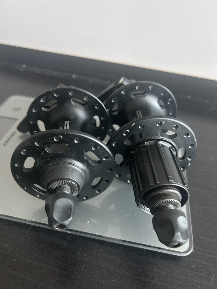 Shimano XT FH-M756/HB-M756 Hubs set QR x 135/100 6-bolts DSC HG10/11s Black 32H - Image 4 of 4