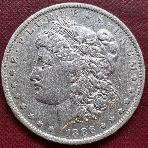 1886 O Morgan Dollar 1$ XF - AU Details #98374