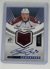 2012-13 SP Game Used Edition Inked Sweaters 17/99 Gabriel Landeskog Auto
