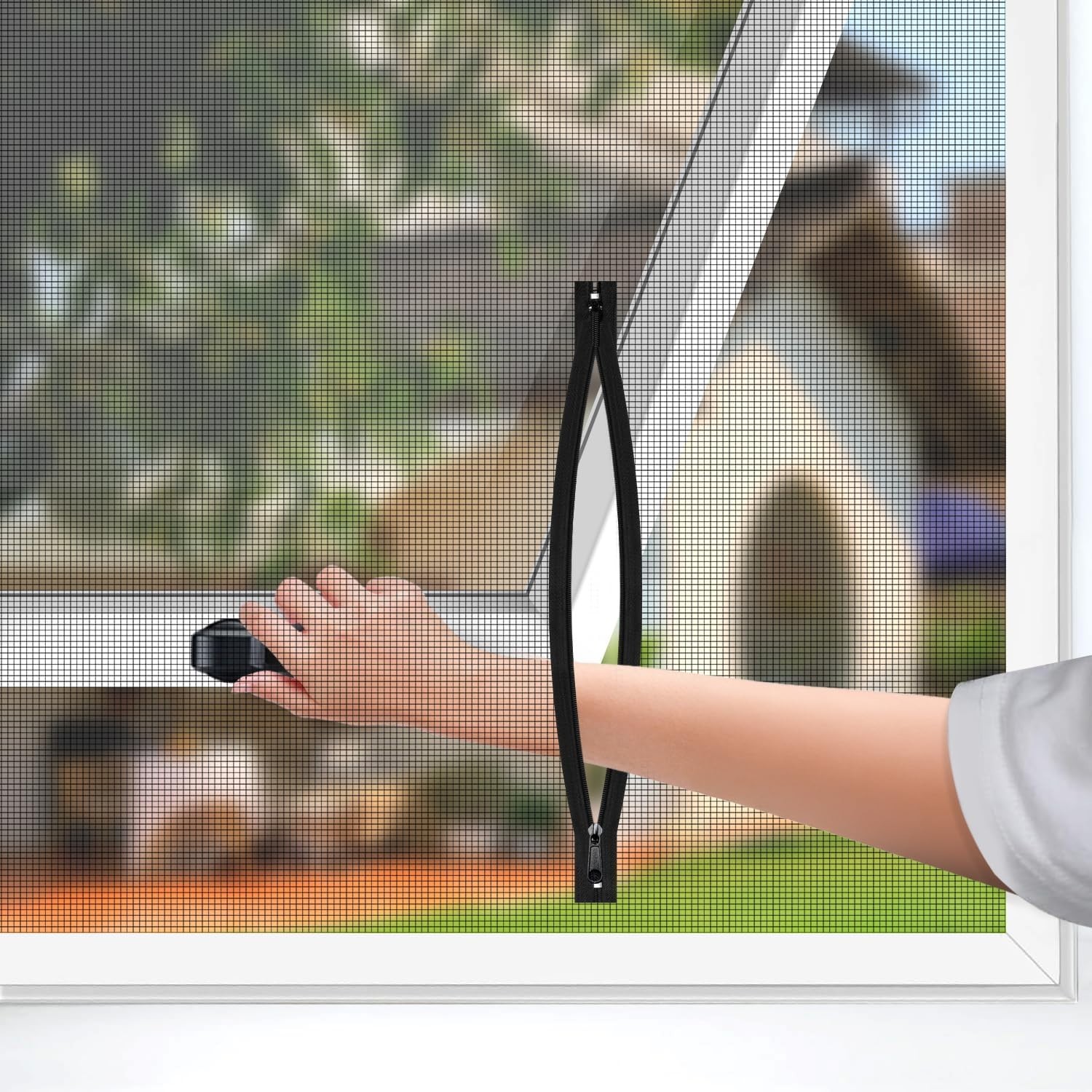 BKSAI Window Net To Keep Bugs Out Bug Net Fits Any Size Smaller Adjust New