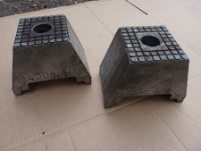Majorlift 1527A Aluminium 95mm Raiser Blocks For Garage Pit Ramp Jacking Beams